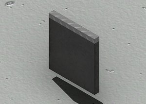 V300 Drain Channel End Cap Concrete 3D Model model