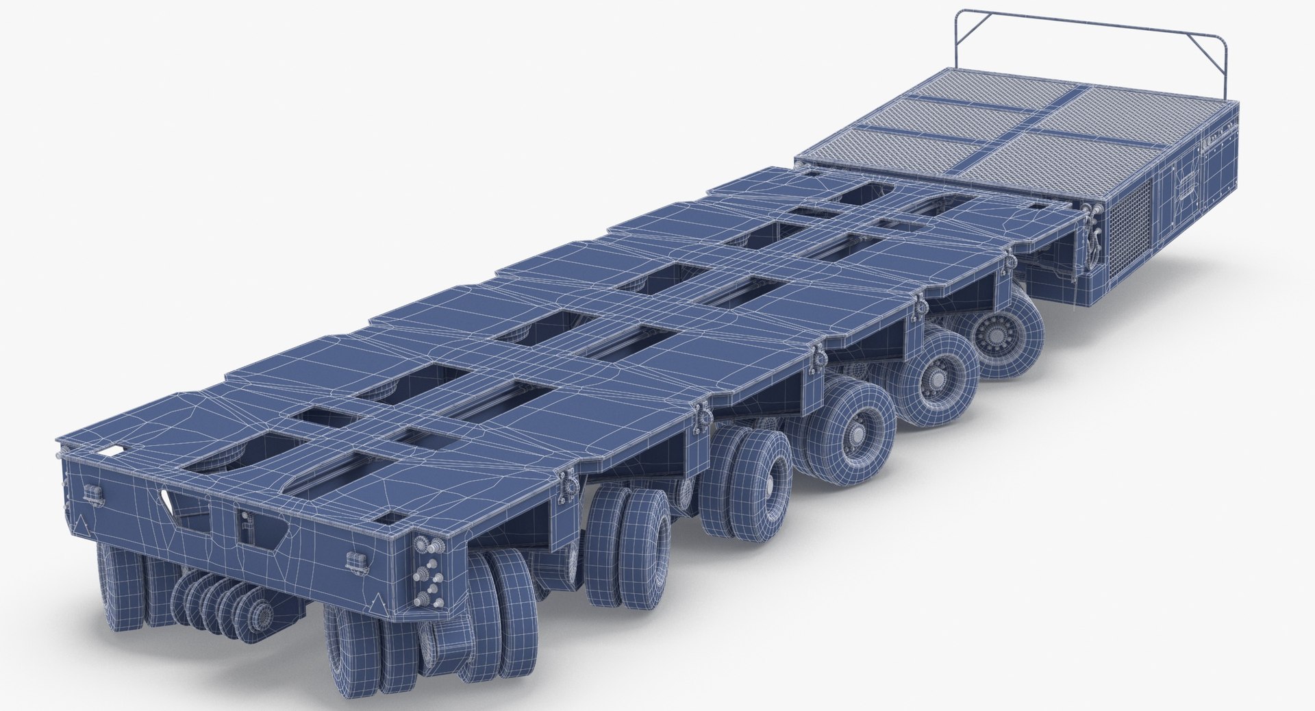6 Axle Lines Modular Model - TurboSquid 1652234