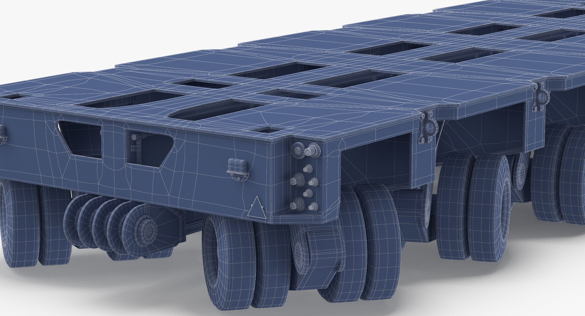 6 Axle Lines Modular Model - TurboSquid 1652234
