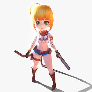 Casual RPG Character - 19 Miran 3D