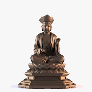 Buddhist statues 037 3D model