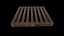 PBR Wooden Pallet Game Ready Low Poly 3D Model