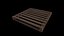 PBR Wooden Pallet Game Ready Low Poly 3D Model