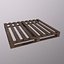 PBR Wooden Pallet Game Ready Low Poly 3D Model