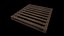 PBR Wooden Pallet Game Ready Low Poly 3D Model