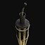 3D Garden torch model