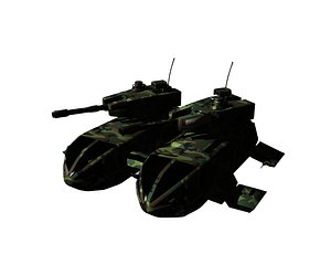 Science Fiction Tank 3D Models for Download