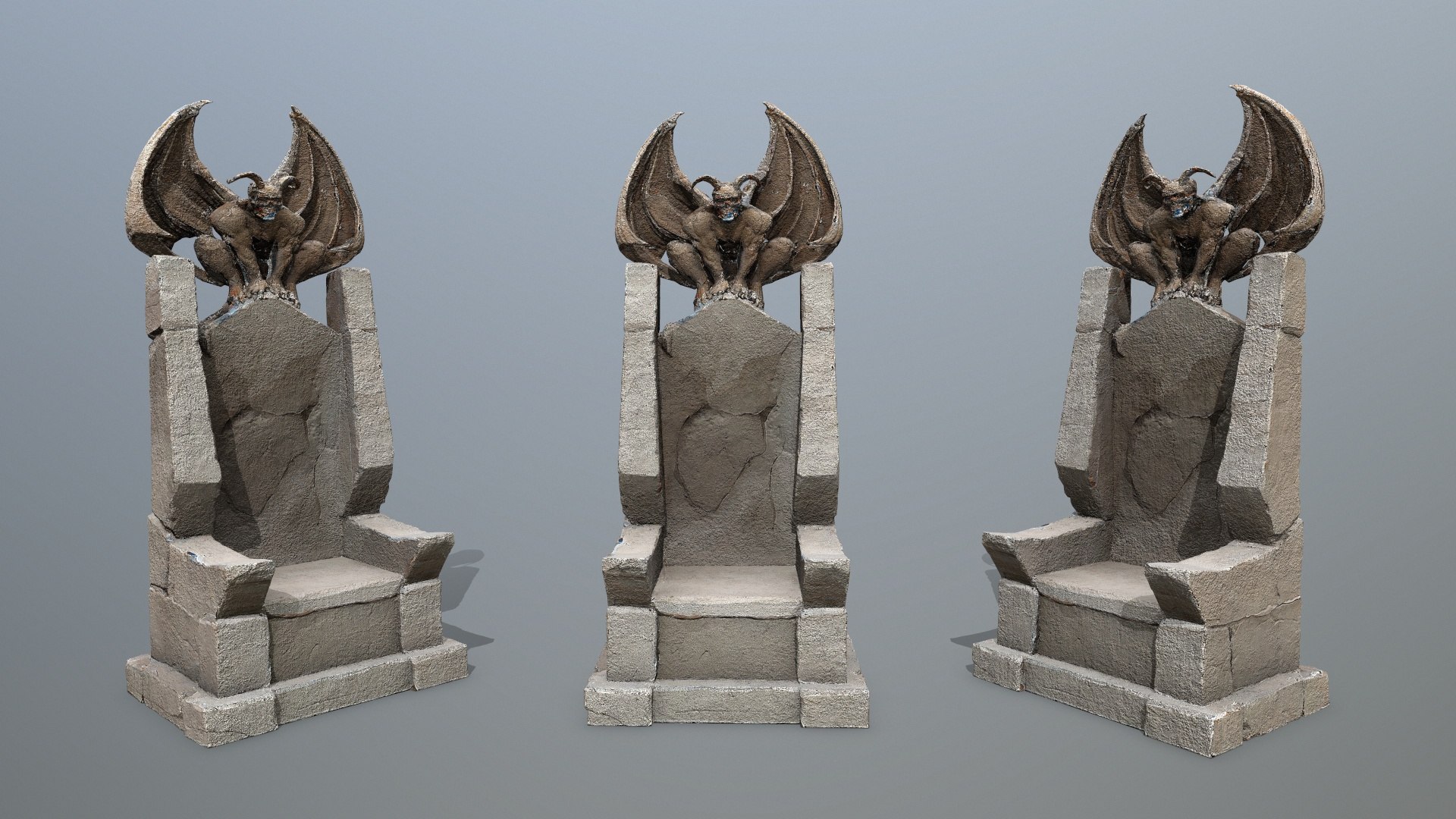modelo 3d Trono de piedra del diablo - TurboSquid 2262423