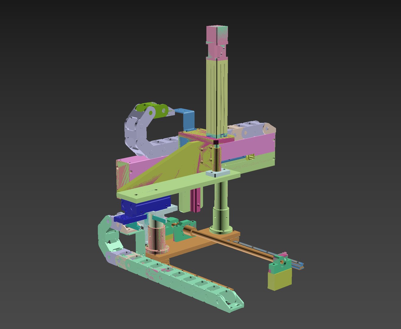 Three axis manipulator 3D - TurboSquid 1873782