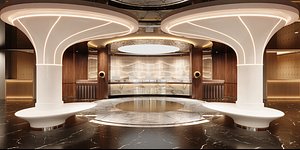 Modern Wellness Lobby Reception