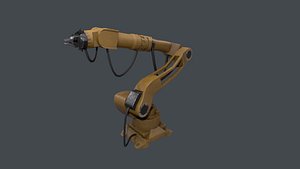 Industrial Robot low poly