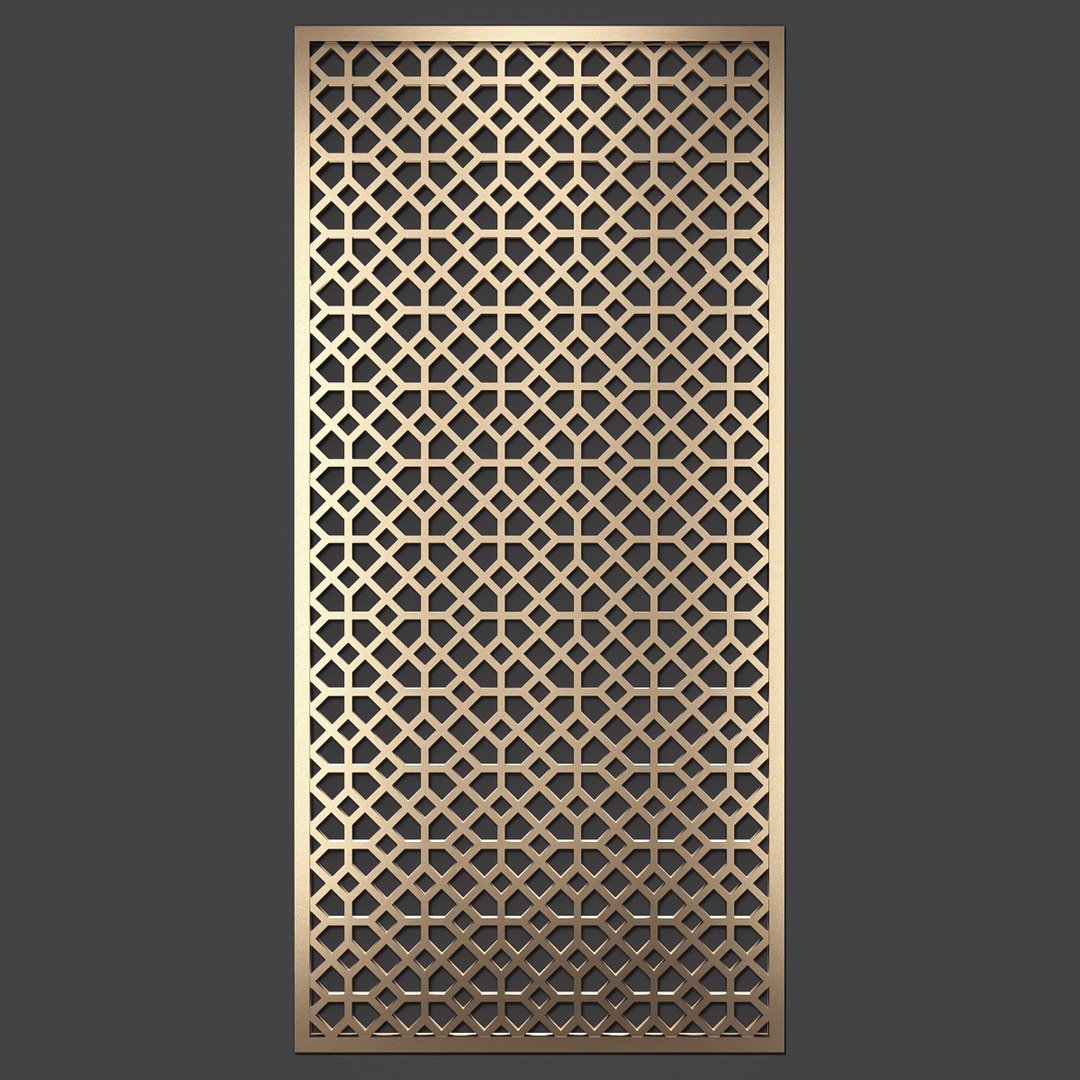 3D Decorative Panel Model - TurboSquid 1624555