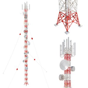 Radio Mast - Antenna Communication Tower