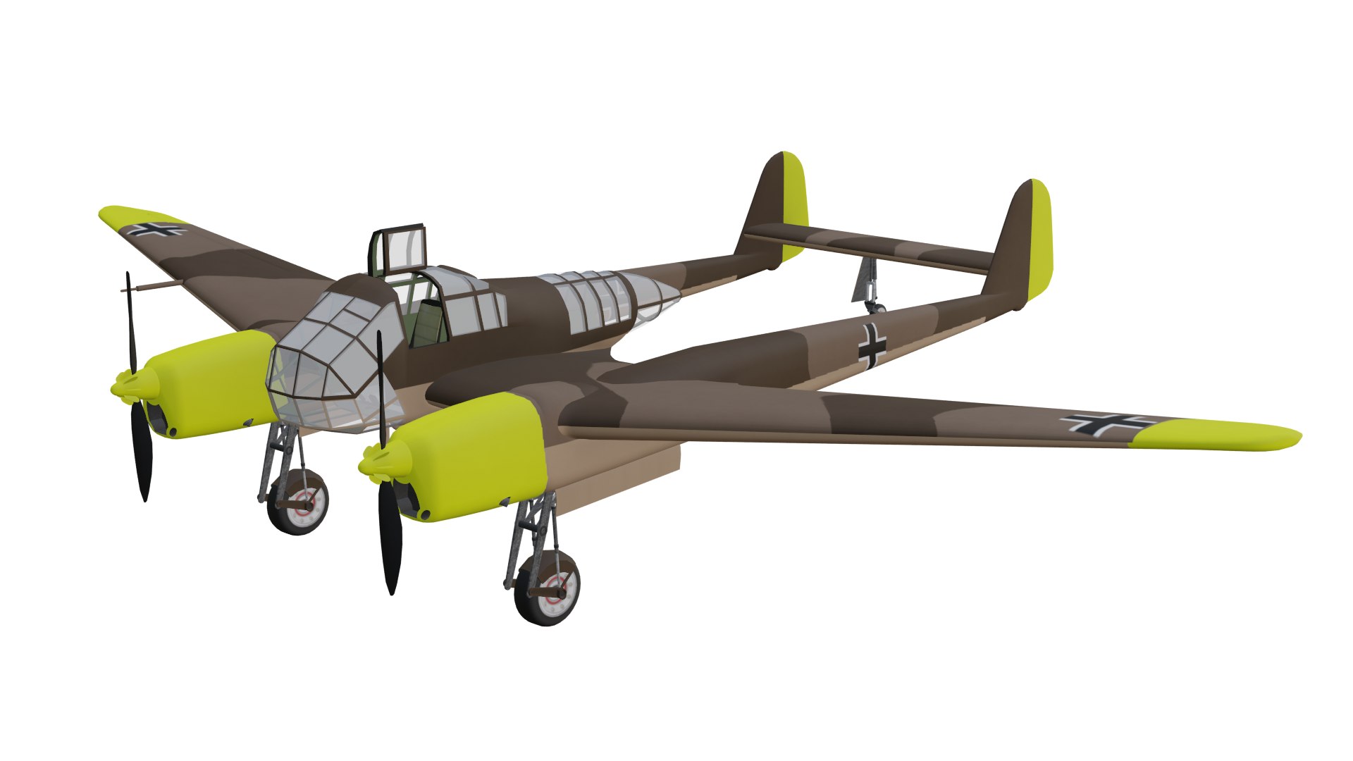 Focke-Wulf Fw 189 Uhu 3D - TurboSquid 2358351