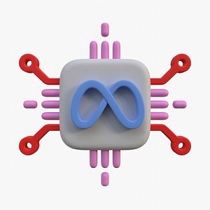 3D Meta 3D Illustration
