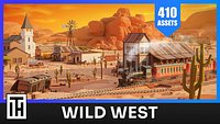 Wild West Low-Poly 3D Model Package