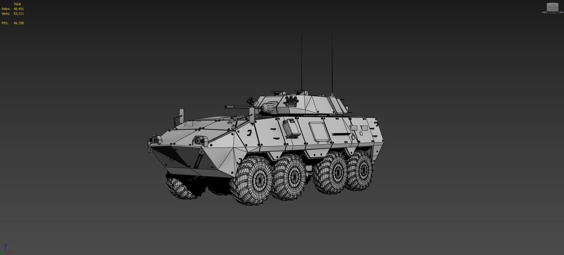 3D Armored Personnel Carrier Cm-33 - TurboSquid 1594410