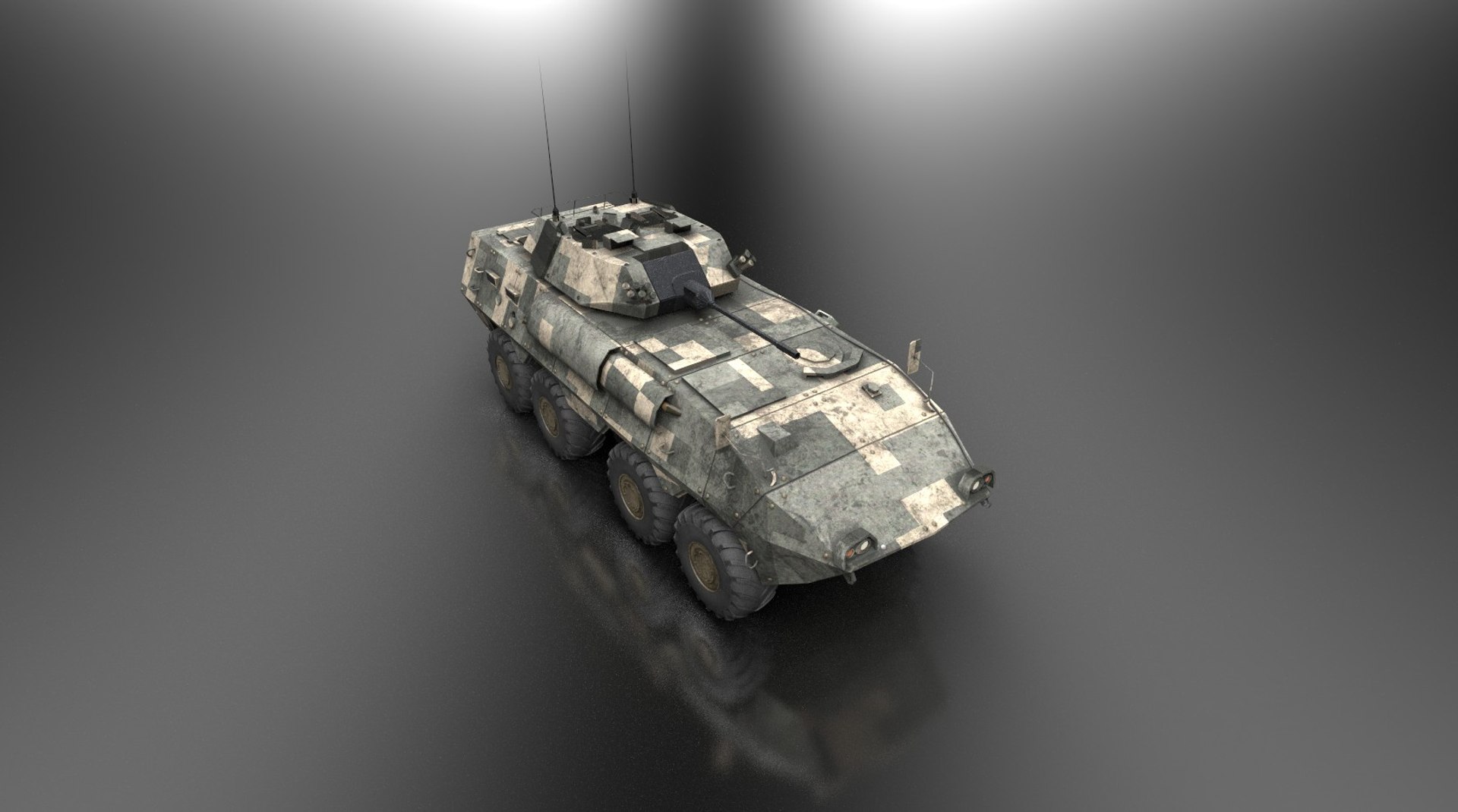 3D Armored Personnel Carrier Cm-33 - TurboSquid 1594410