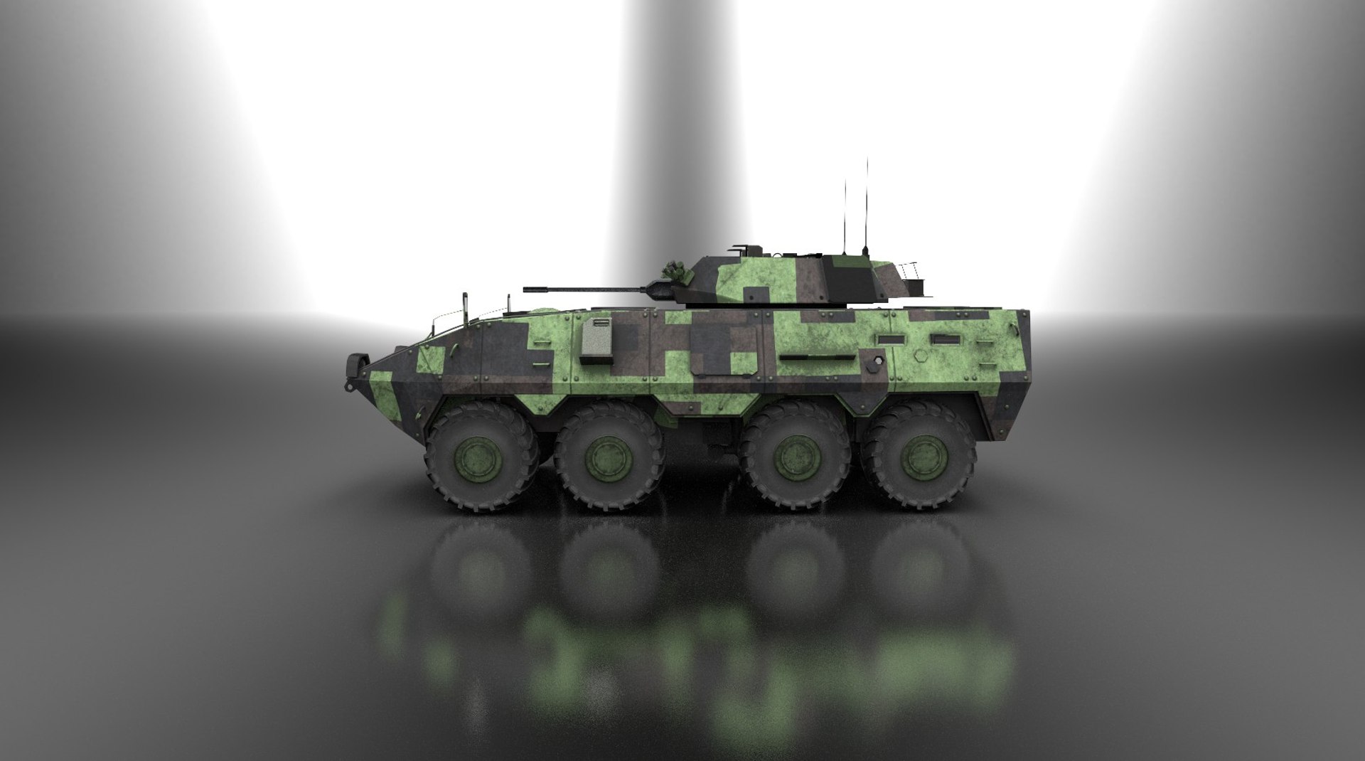 3D Armored Personnel Carrier Cm-33 - TurboSquid 1594410