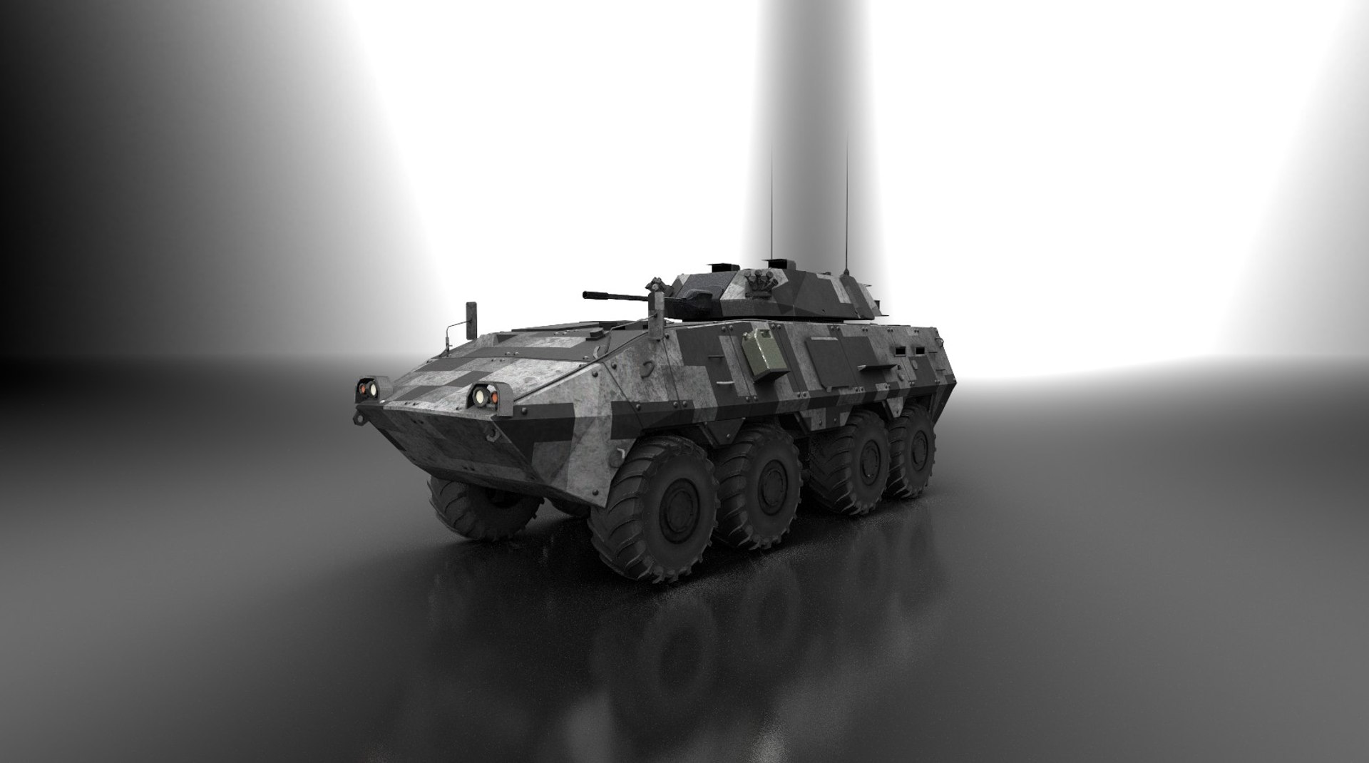 3D Armored Personnel Carrier Cm-33 - TurboSquid 1594410