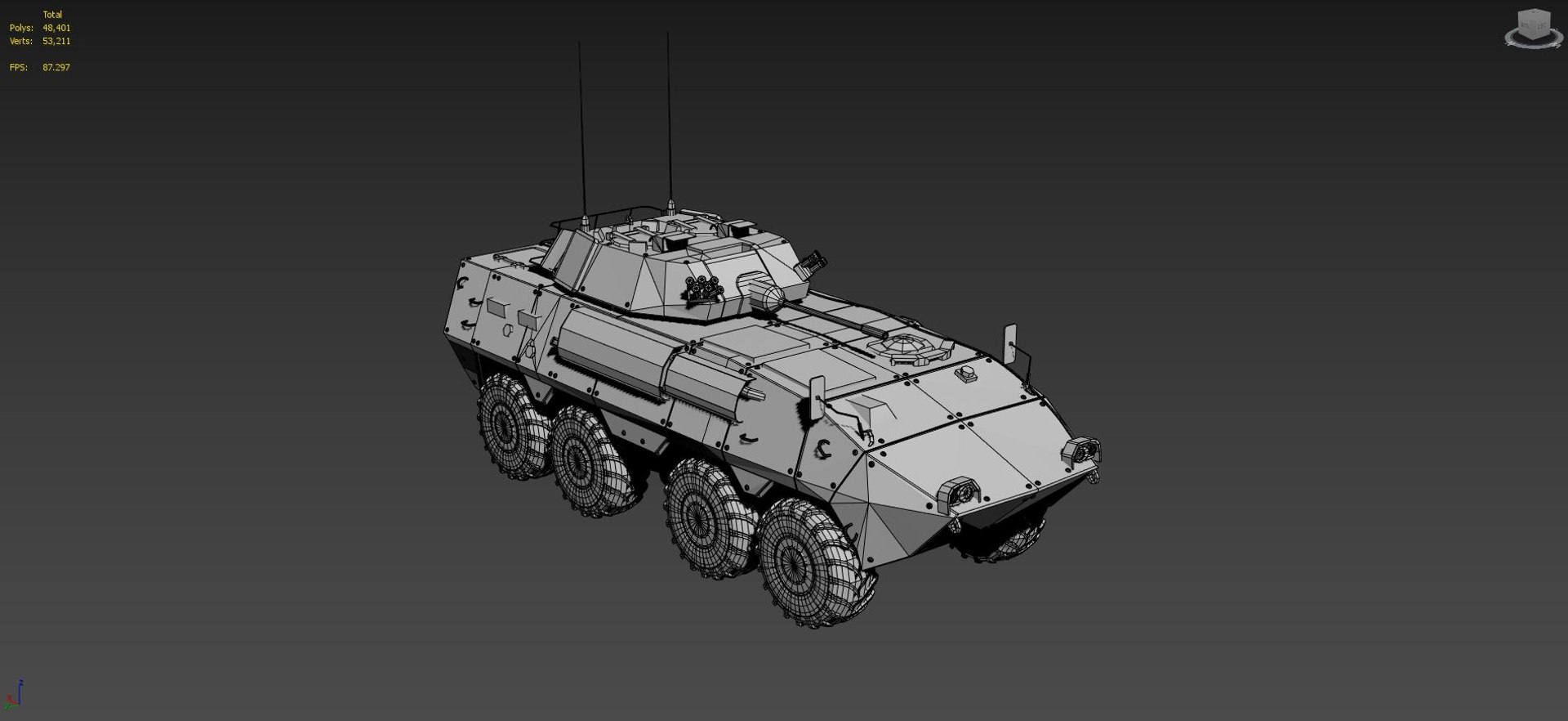 3D Armored Personnel Carrier Cm-33 - TurboSquid 1594410