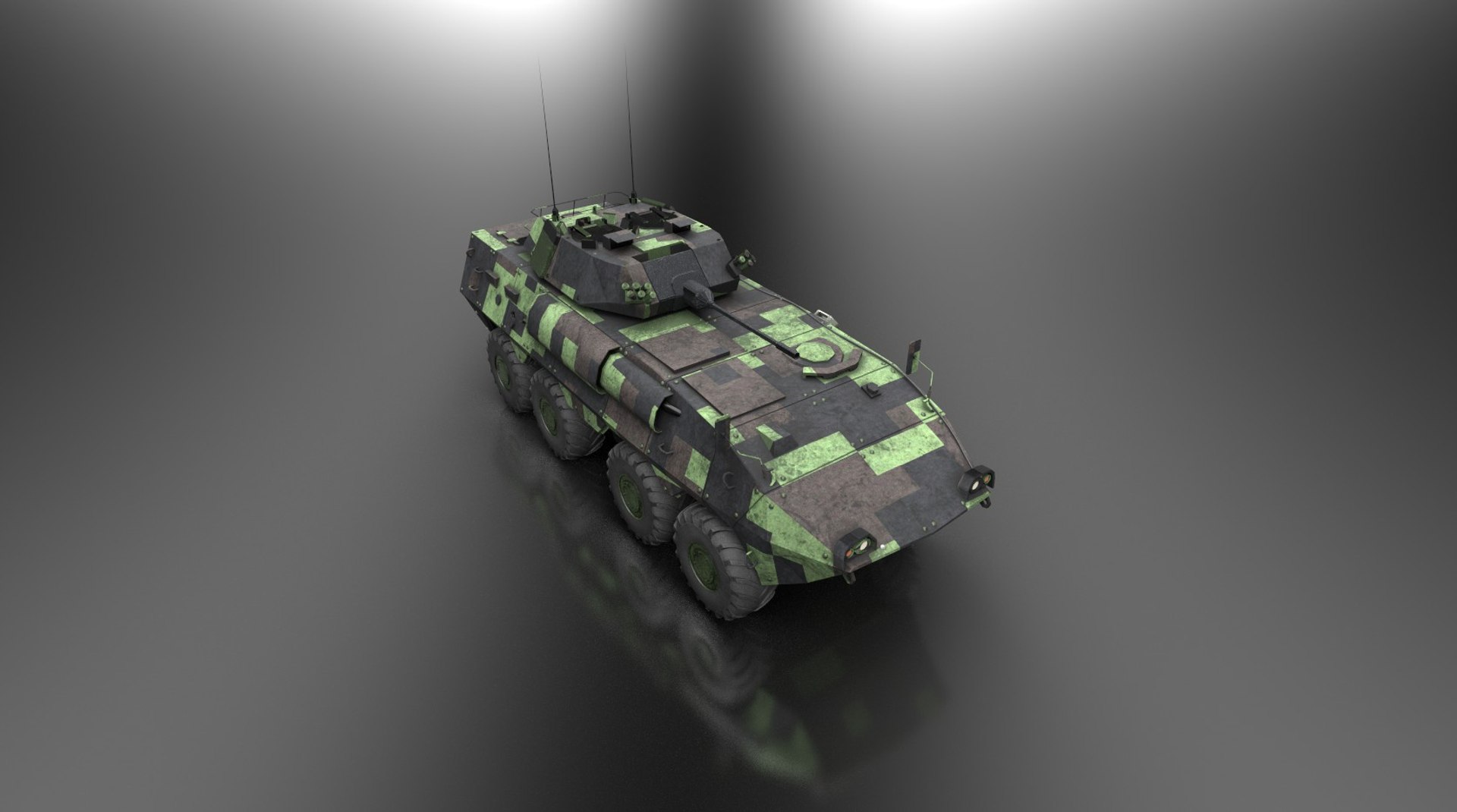 3D Armored Personnel Carrier Cm-33 - TurboSquid 1594410
