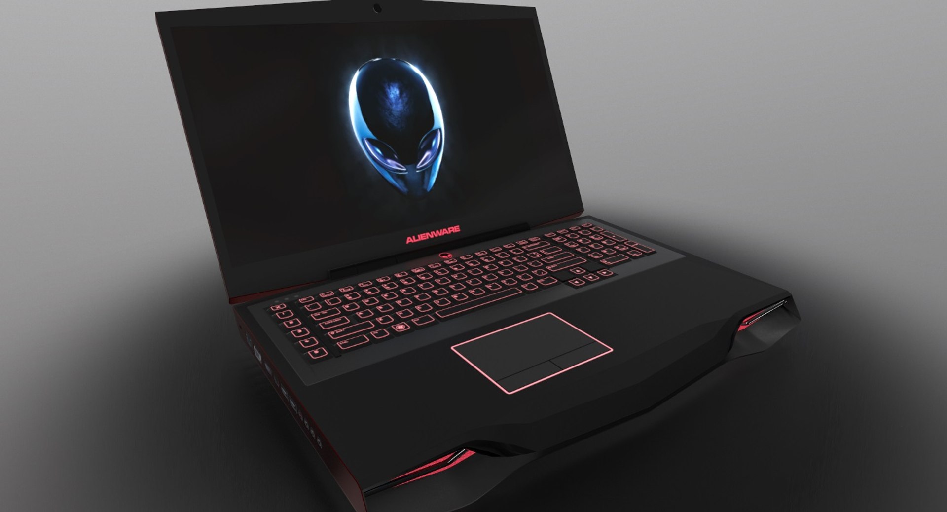 Laptop Alienware M18x 3D Model - TurboSquid 1234179