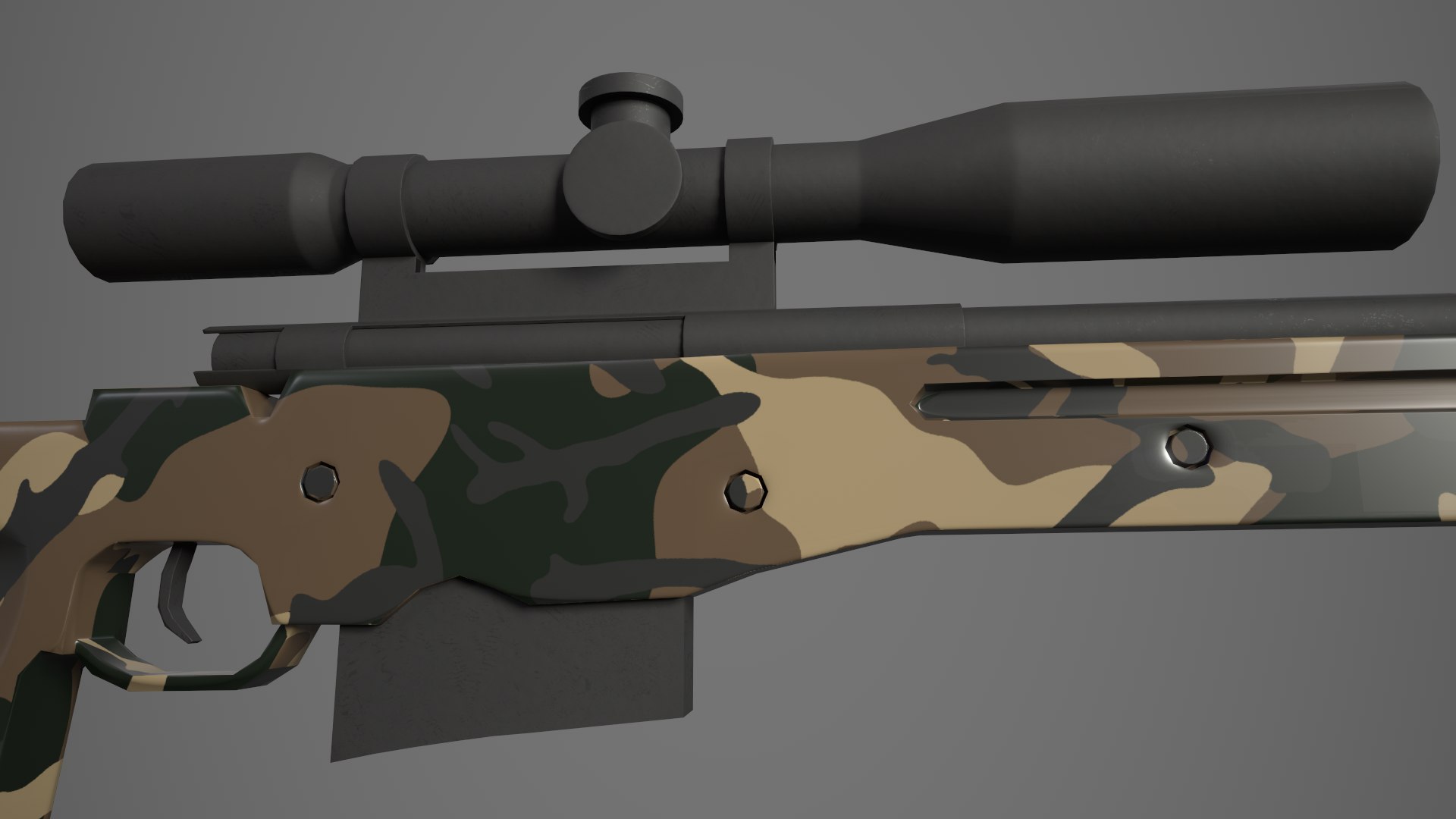 Arctic warfare magnum green model - TurboSquid 1553514