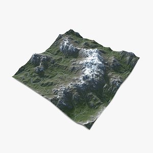 Mountain Summer and Winter Textures 3D model