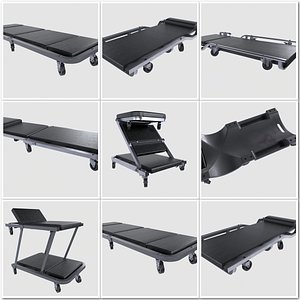 7 in 1 Garage Heavy Duty CreeperPack Pack 3D model