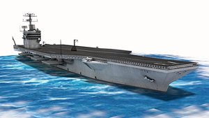washington aircraft carrier 3d model