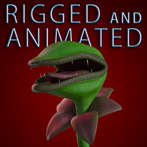 Carnivorous Plant RIGGED ANIMATED