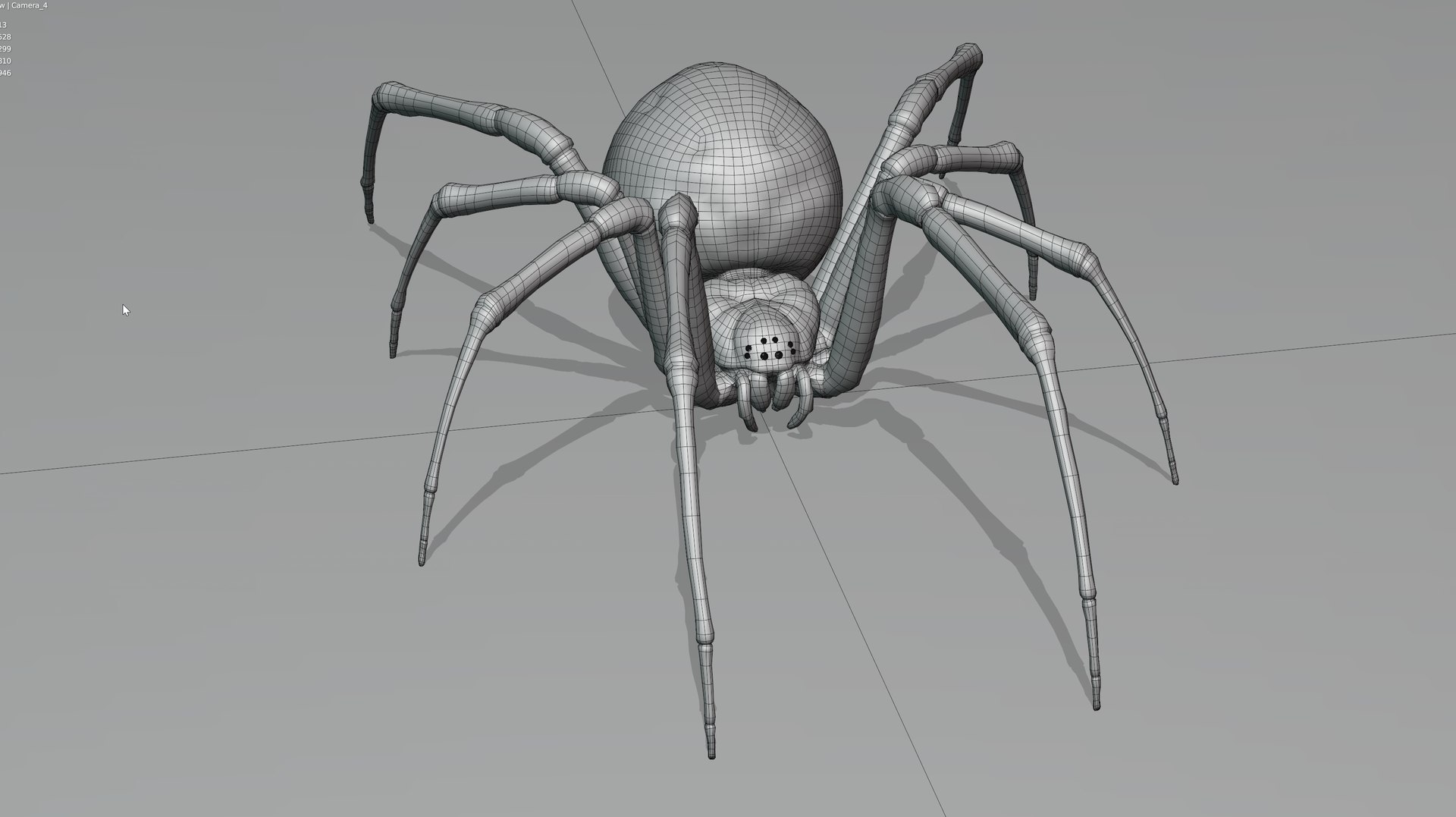 Black widow spider basemesh 3D model https://p.turbosquid.com/ts-thumb/db/1lzeu5/c2/wireframe_blackwidow_002/png/1674118167/1920x1080/fit_q87/46aac8d9d6fdc509b0795a69ff2ac564ba45b4e7/wireframe_blackwidow_002.jpg