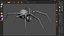 Black widow spider basemesh