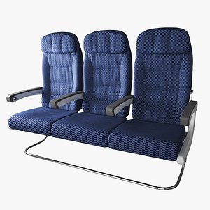 3d model airplane seat