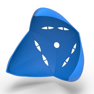 Braking Parachute for Dragster Version 3 Scale 1 to 25 3D model