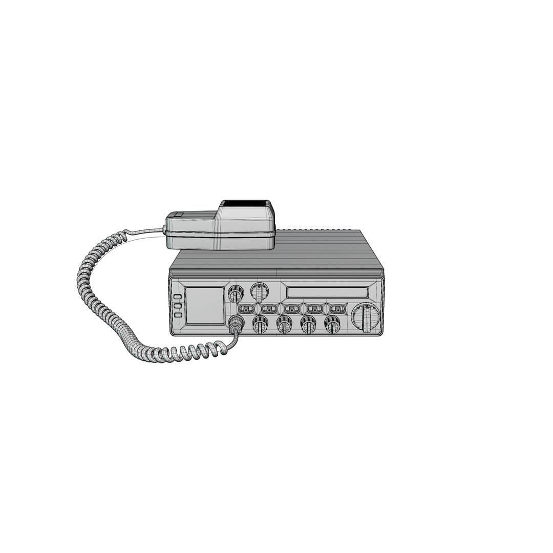 Stryker CB Radio 3D Model TurboSquid 1773668