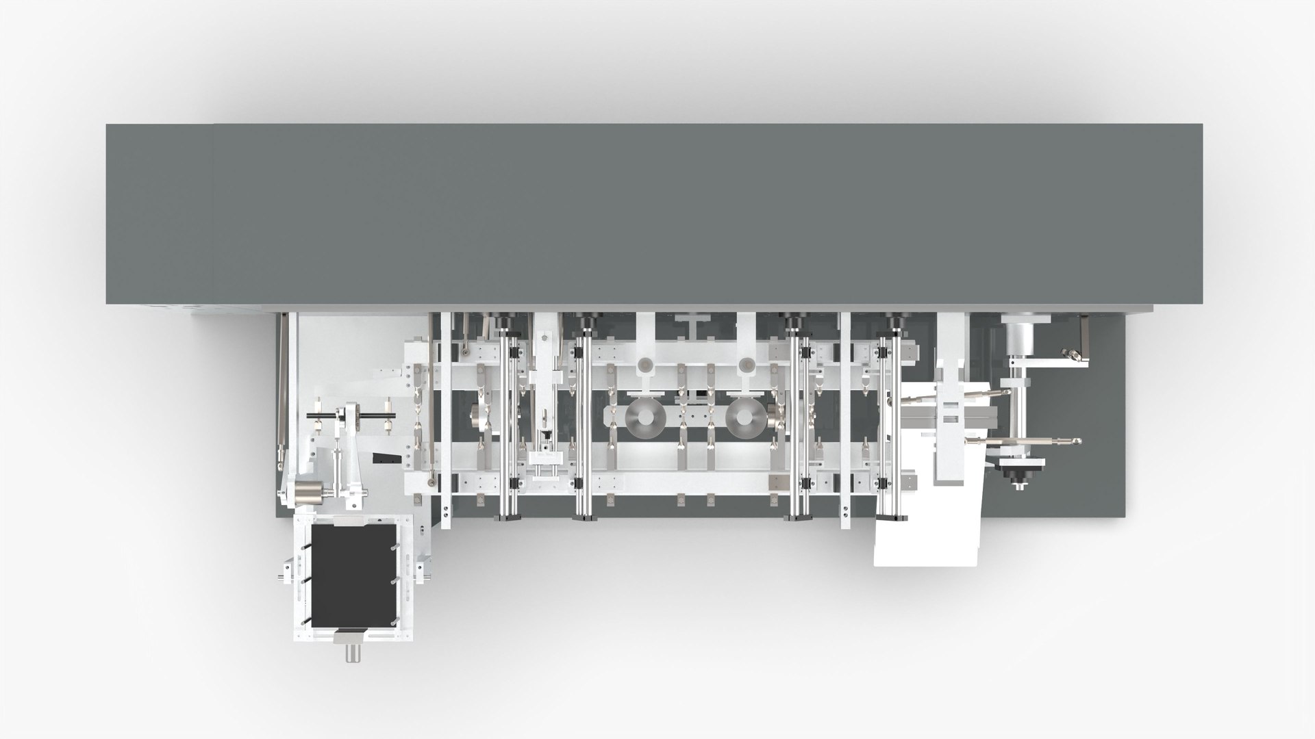 Automatic Bag Feeding Horizontal Packaging Machine 3D Model ...
