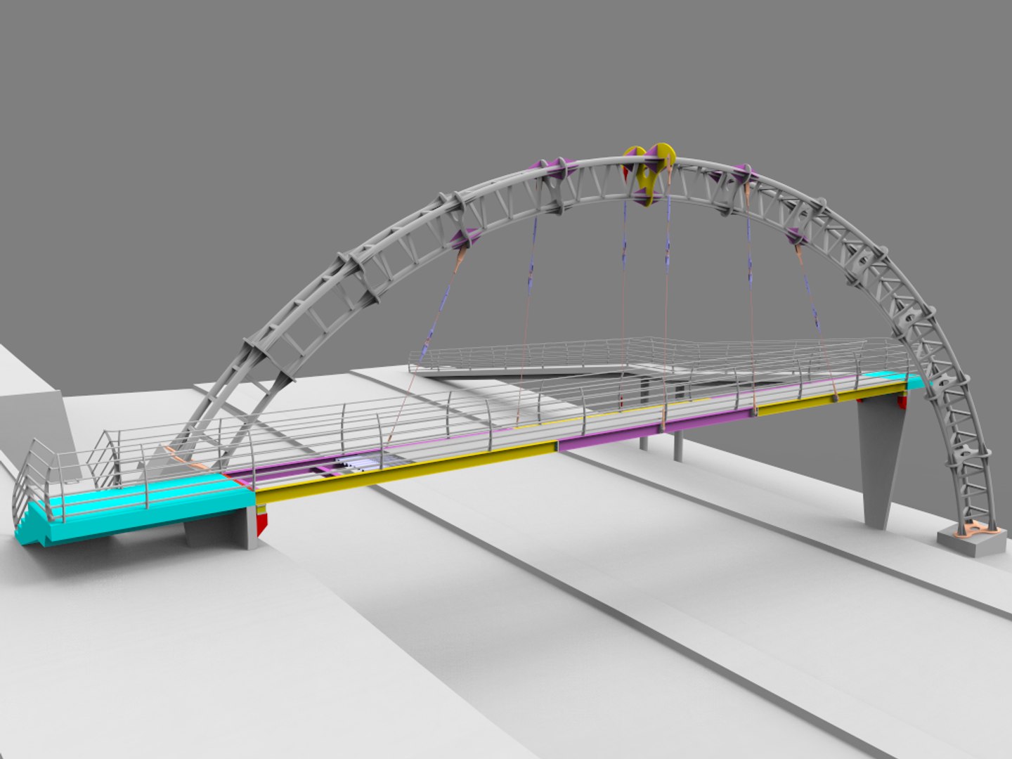 3D arc steel bridge https://p.turbosquid.com/ts-thumb/db/9PV6Cg/gKntIFBO/2b/png/1534882019/1920x1080/fit_q87/d7c2c725c585487e245f55bbf0e09e5f5ef204c9/2b.jpg
