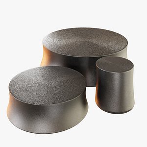 Coffee table set 3D