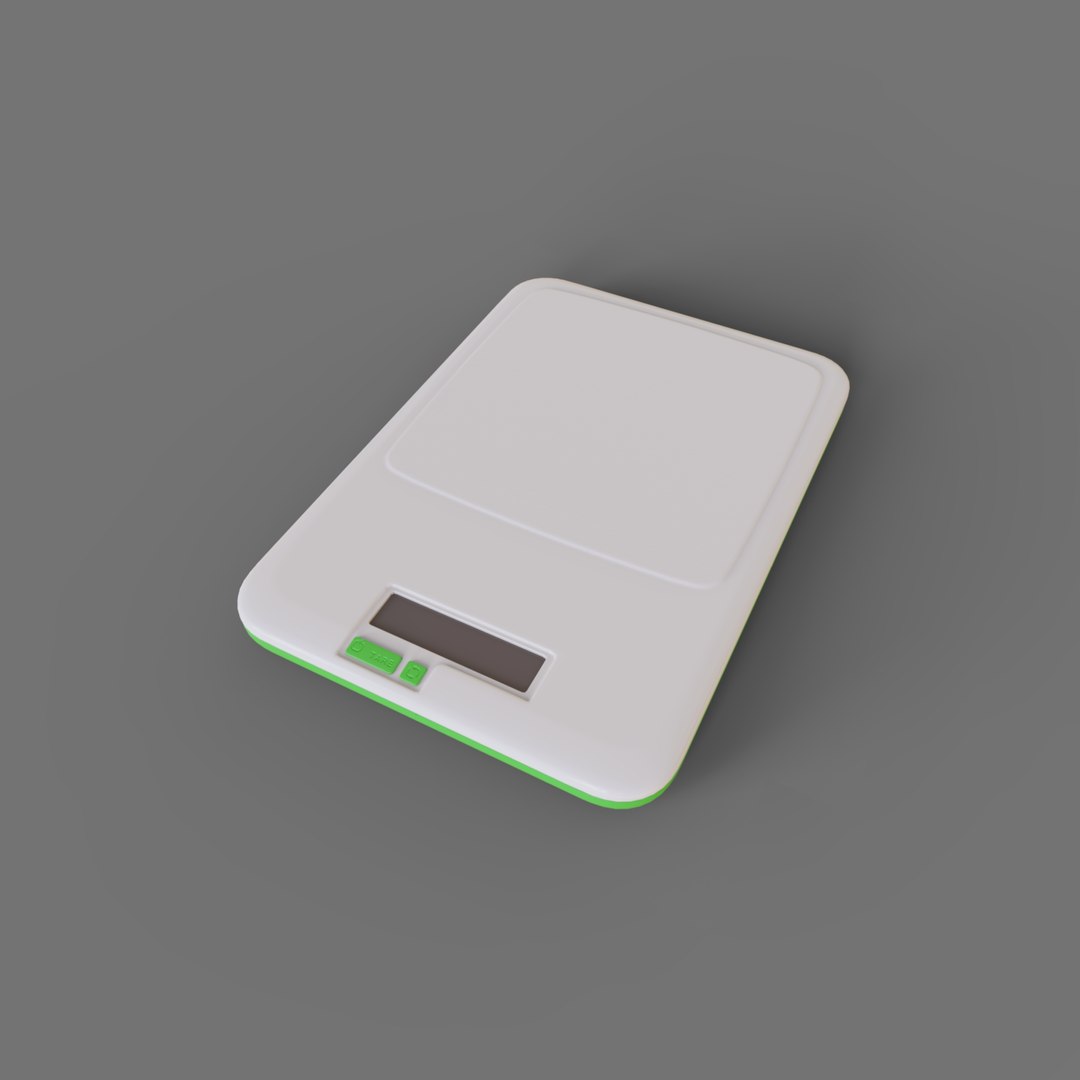 Kitchen Scales Tupperware 7114A 3D Model - TurboSquid 2252079