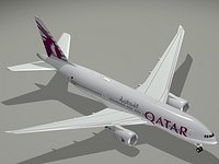 Boeing 777-200 LR Qatar Airways