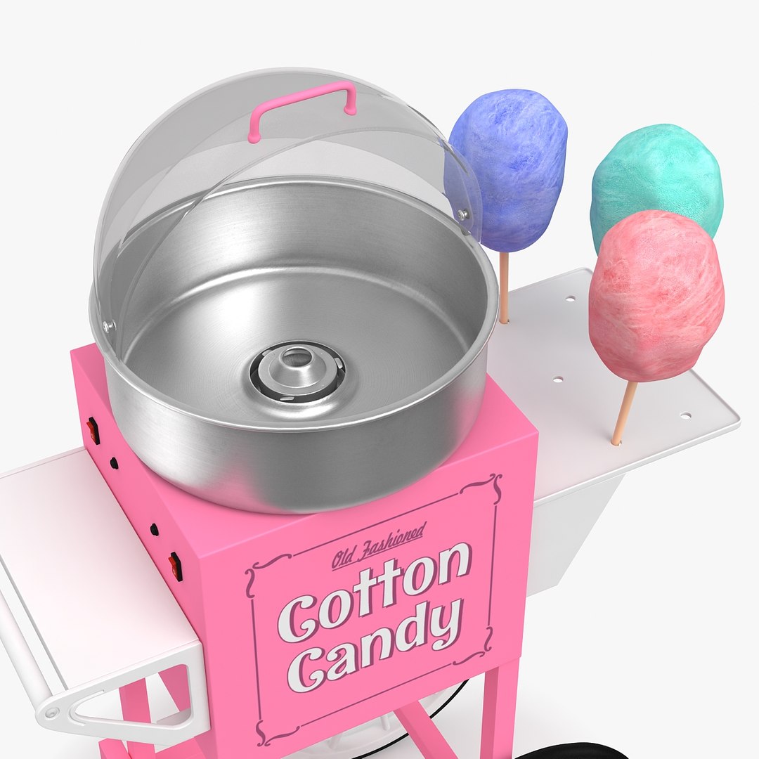 3D Model Cotton Candy Cart - TurboSquid 1392987