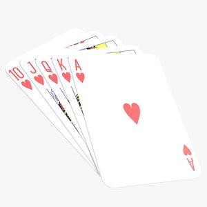 Heart royal flush