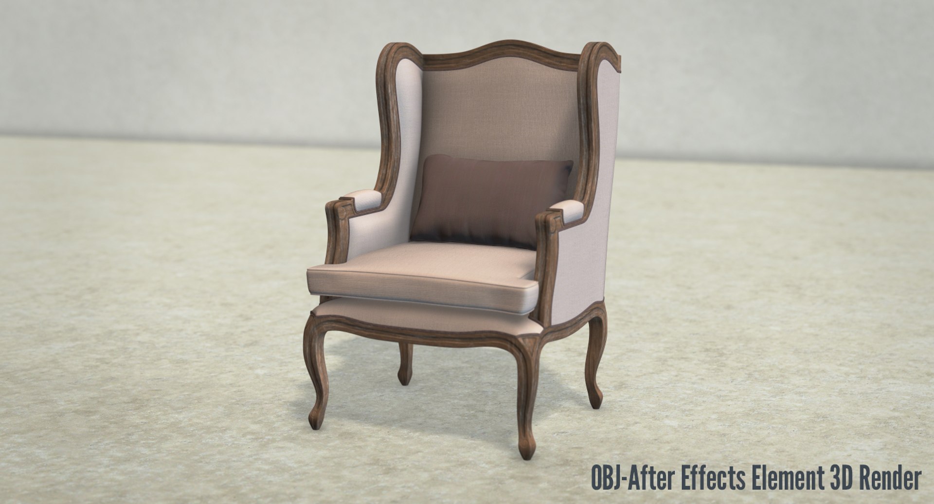 Armchair Chair 3D - TurboSquid 1419258