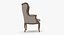 armchair chair 3D