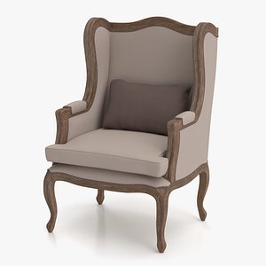 armchair chair 3D