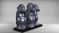 3 wise monkeys
