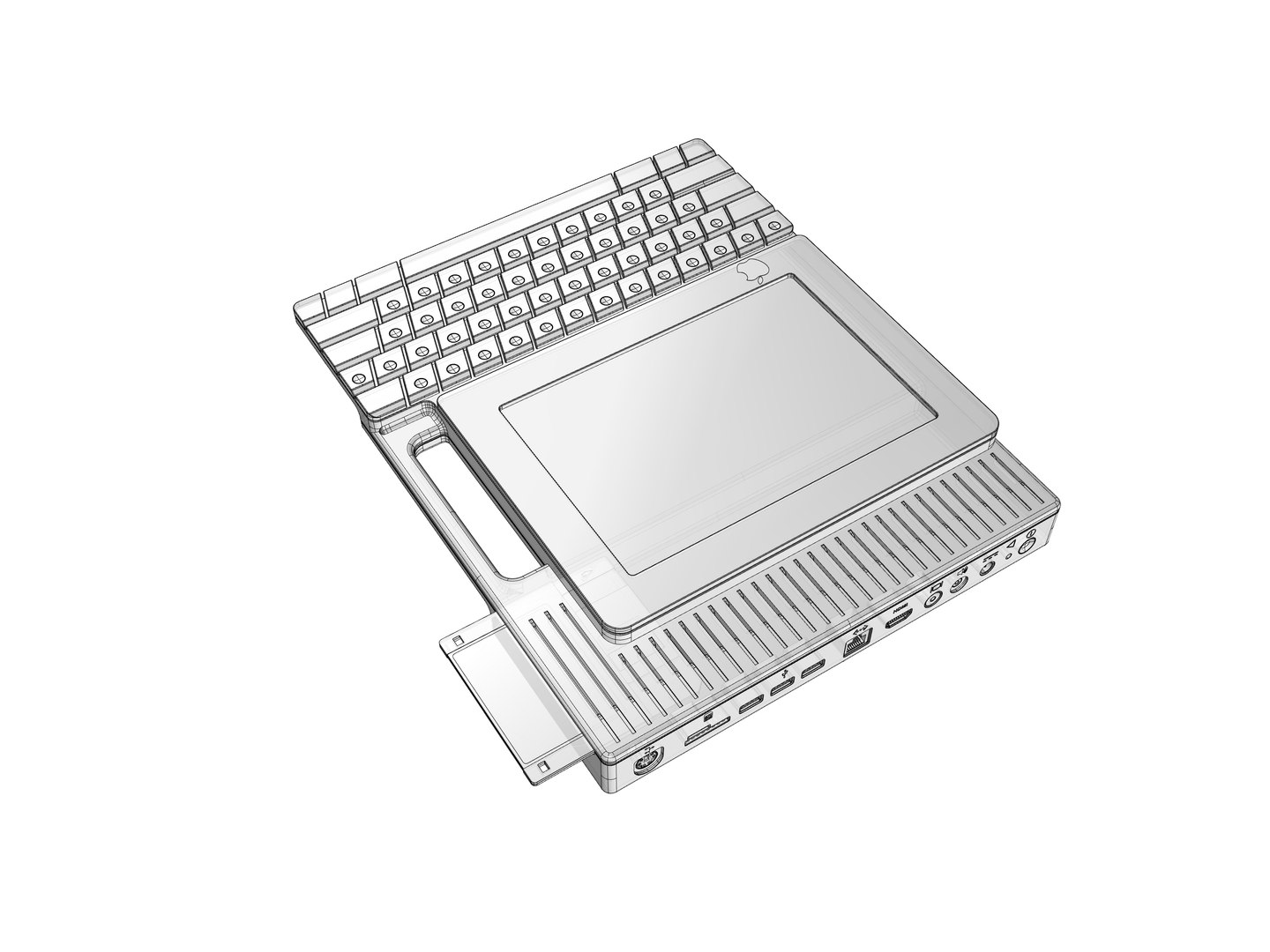 3D FlatMac - TurboSquid 2328919