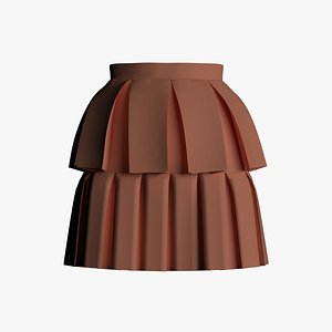 Pleat skirt